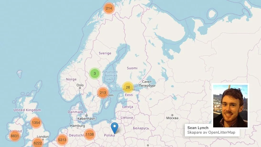 OpenLitterMap intervju med Sean Lynch