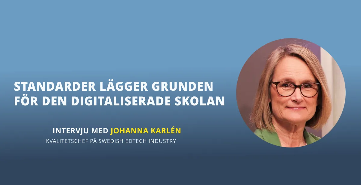 Johanna Karlén arbetar på Swedish Edtech Industry.