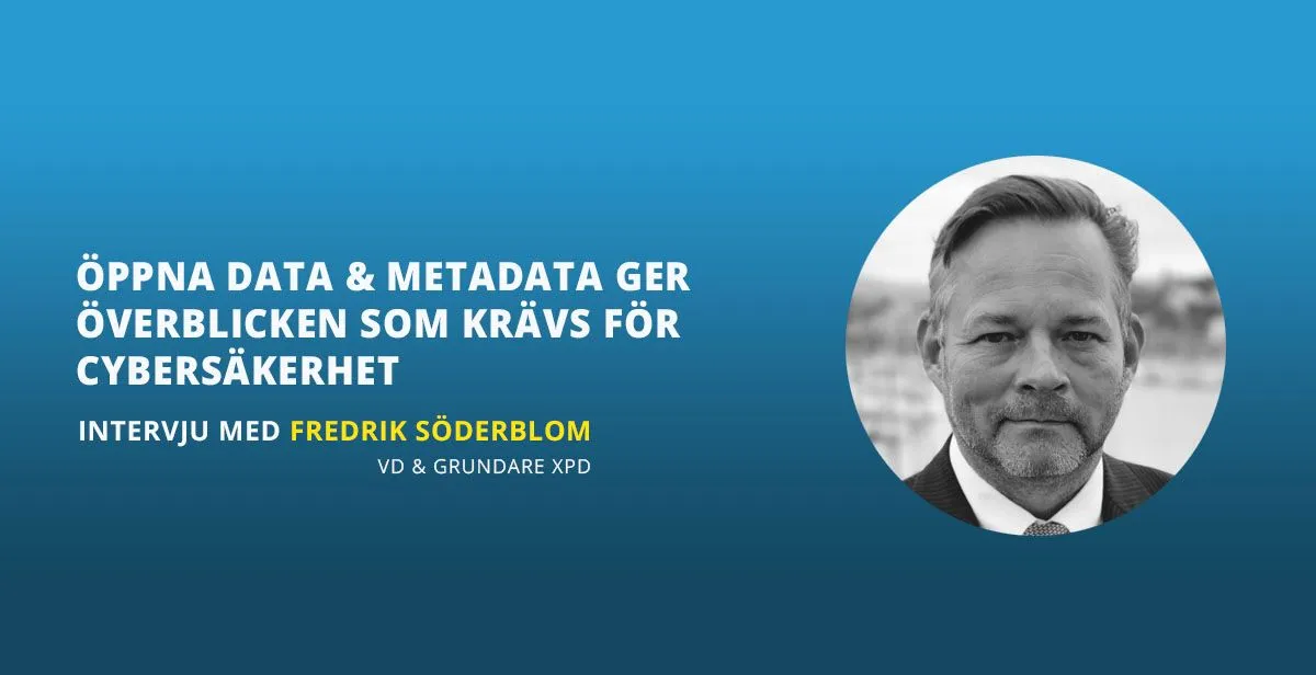 Intervju med Fredrik Söderblom från XPD.