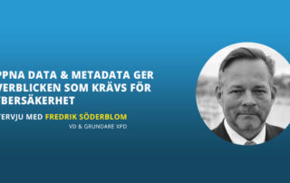 Intervju med Fredrik Söderblom från XPD.