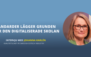 Johanna Karlén arbetar på Swedish Edtech Industry.